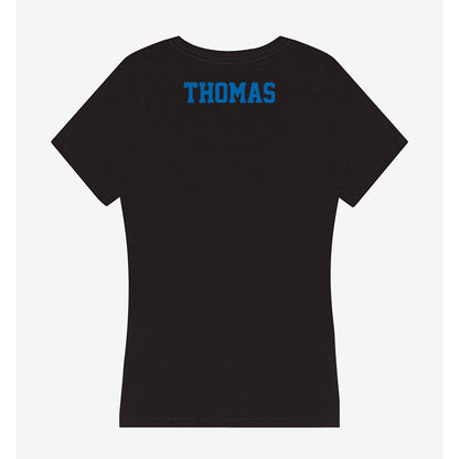 MTSU - NCAA Men's Track & Field : James Thomas - Women's V-Neck T-Shirt-1