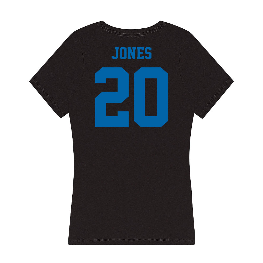 MTSU - NCAA Softball : Lani Jones - Women's V-Neck T-Shirt-1