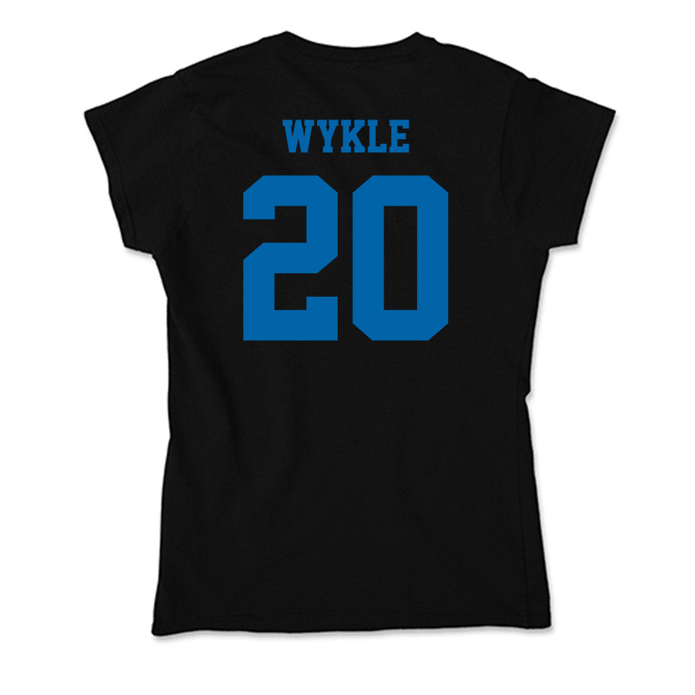 MTSU - NCAA Men's Basketball : Savon Wykle - Soft Style Women’s T-Shirt-1