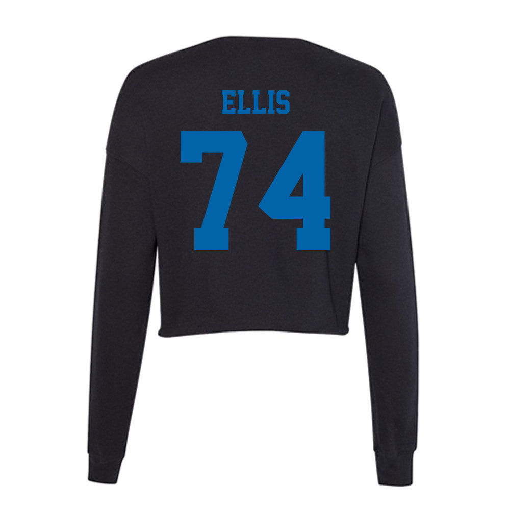 MTSU - NCAA Football : Ethan Ellis - Women's Cropped Crew Fleece-1