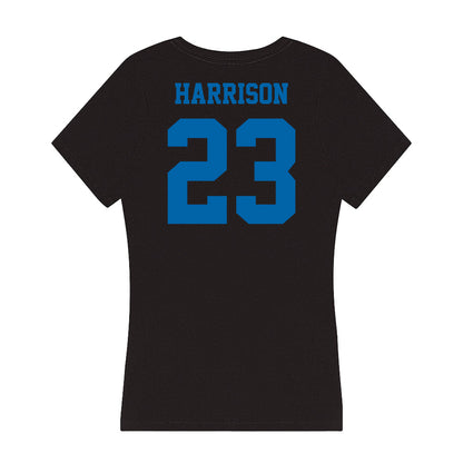 MTSU - NCAA Women's Basketball : Jada Harrison - Women's V-Neck T-Shirt-1