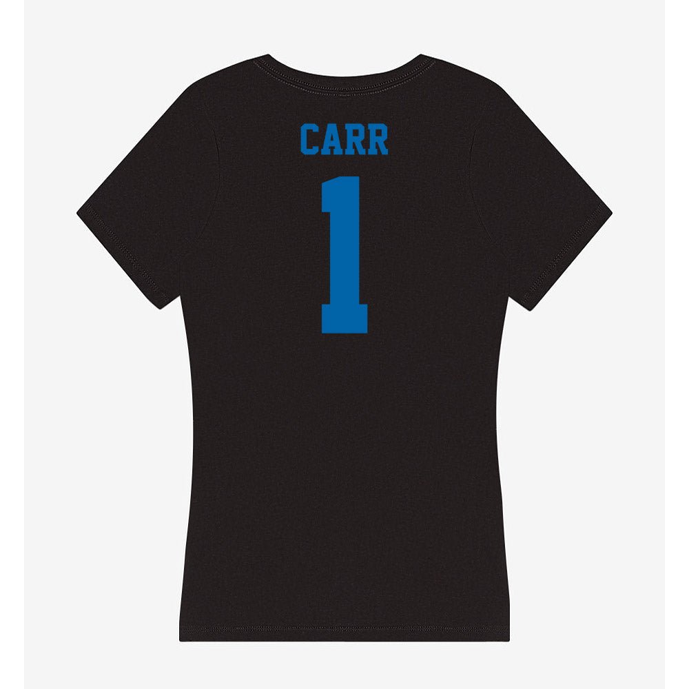MTSU - NCAA Women's Volleyball : Logan Carr - Women's V-Neck T-Shirt-1