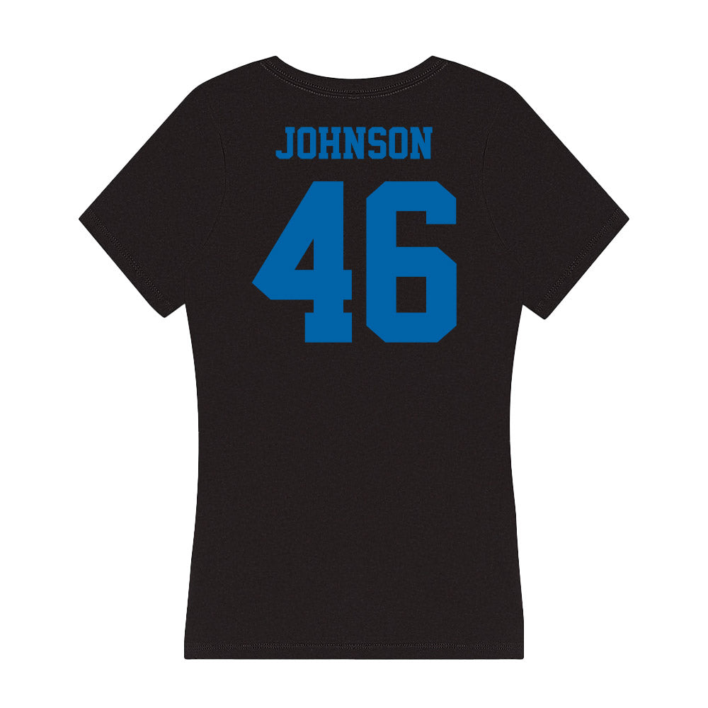 MTSU - NCAA Football : Reggie Johnson - Women's V-Neck T-Shirt-1