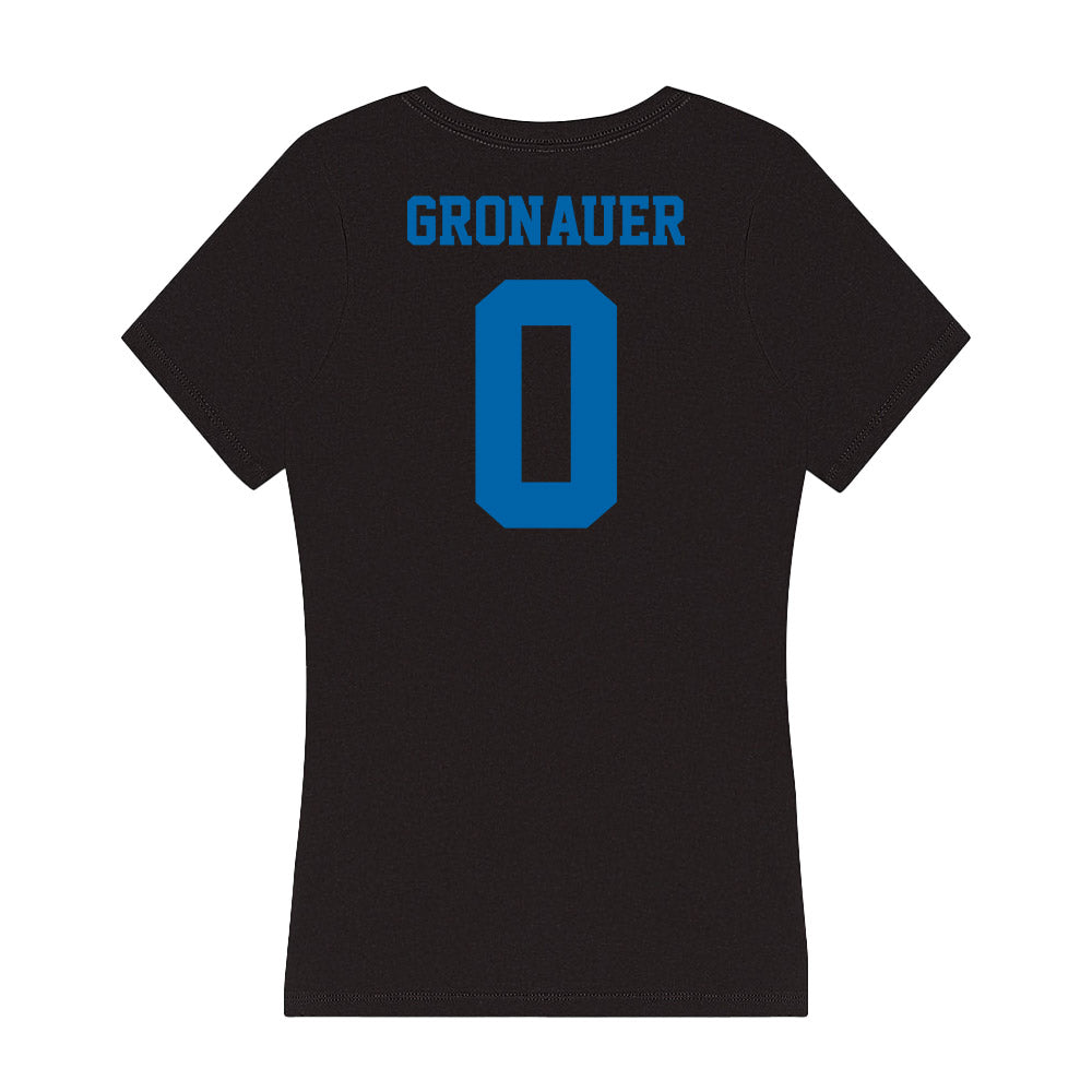 MTSU - NCAA Women's Soccer : Demi Gronauer - Women's V-Neck T-Shirt-1