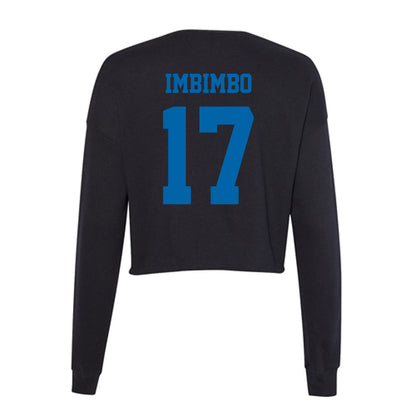 MTSU - NCAA Baseball : Ethan Imbimbo - Women's Cropped Crew Fleece-1