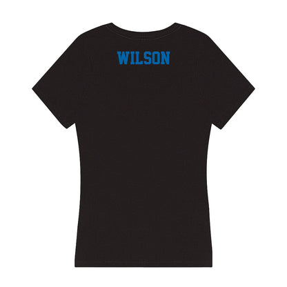 MTSU - NCAA Women's Track & Field : Cameron Desiree' Wilson - Women's V-Neck T-Shirt-1