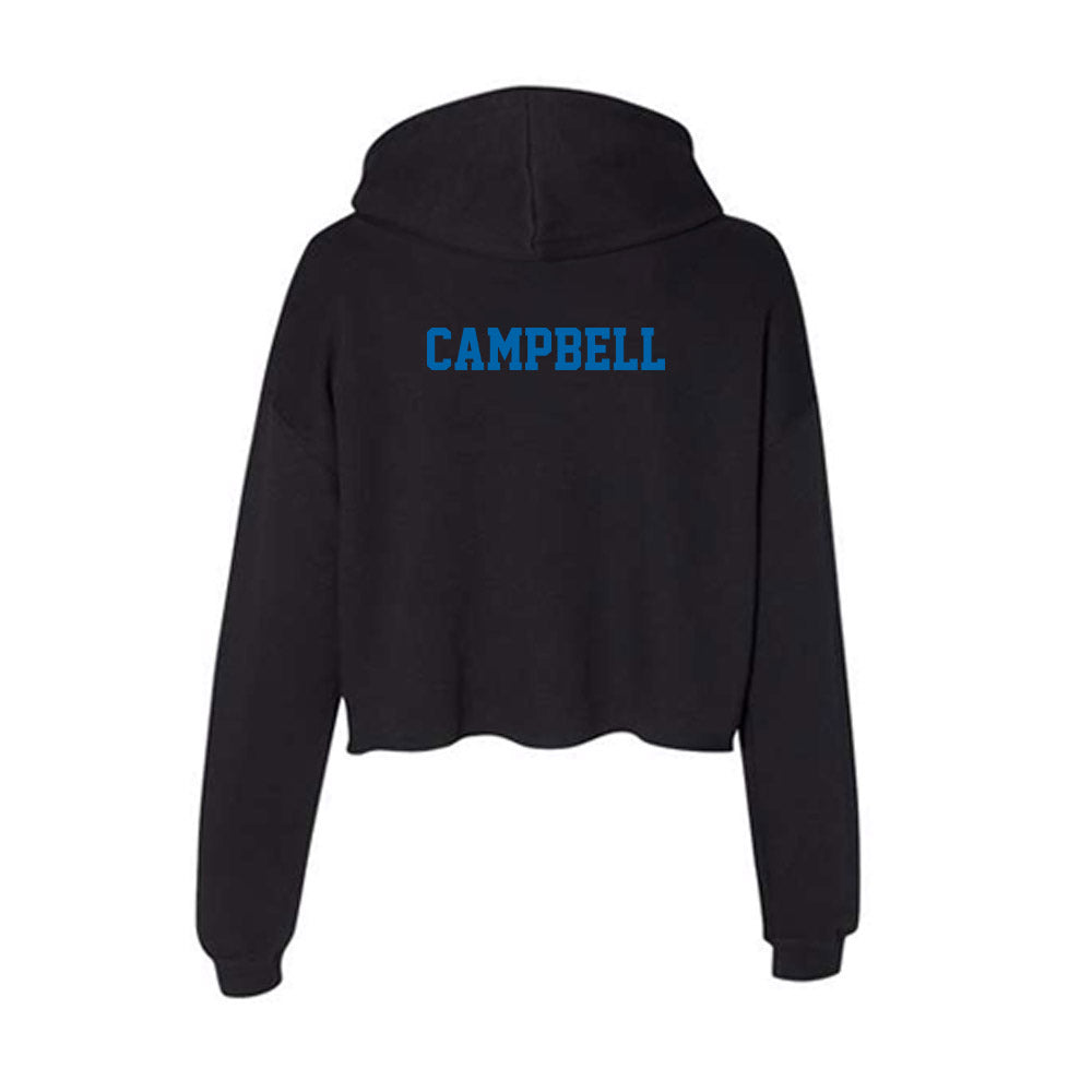 MTSU - NCAA Women's Golf : Lanie Campbell - Women's Crop Fleece Hoodie-1