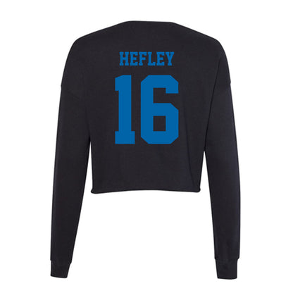 MTSU - NCAA Football : Ren Hefley - Women's Cropped Crew Fleece-1