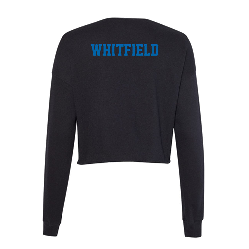 MTSU - NCAA Men's Golf : Thad Whitfield - Women's Cropped Crew Fleece-1