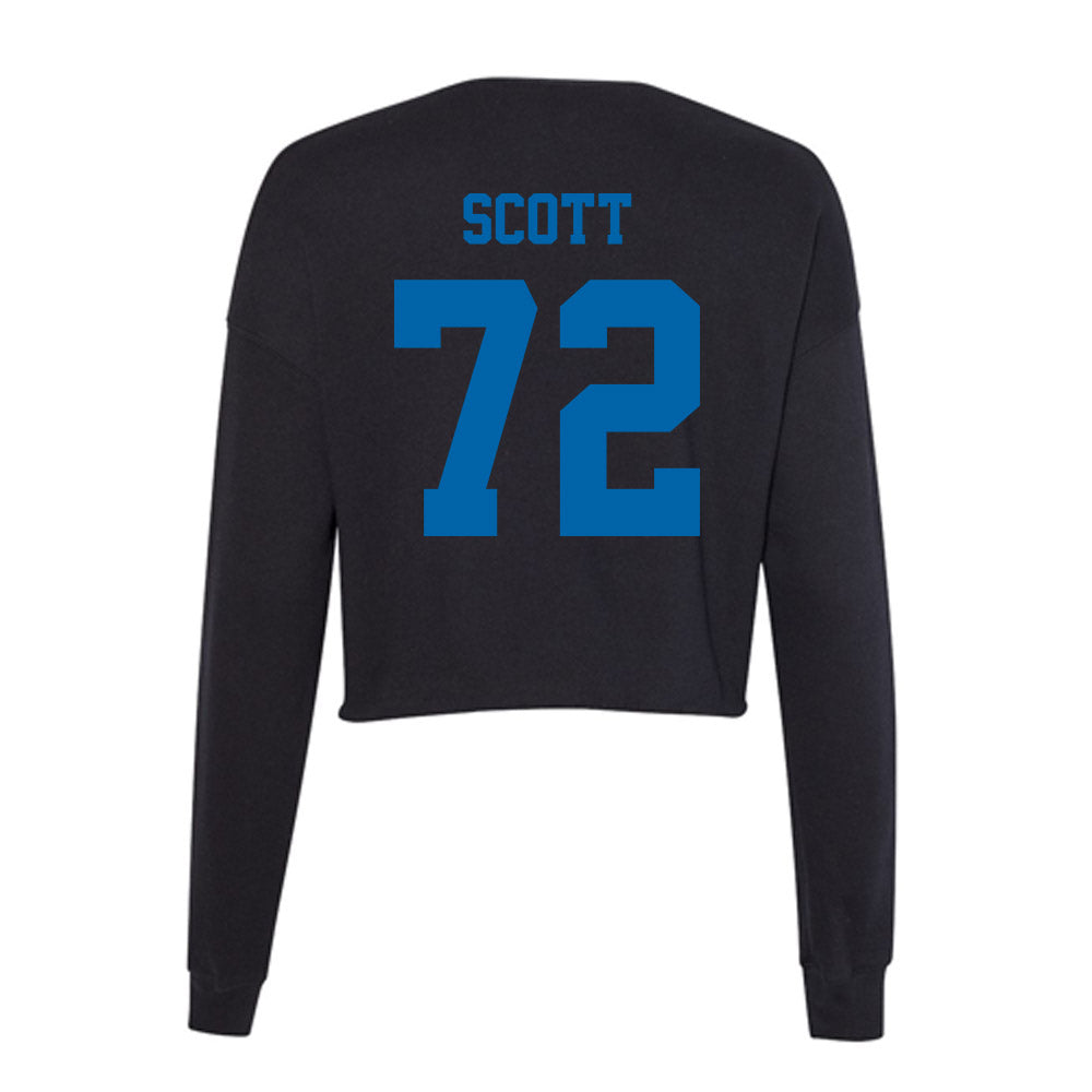 MTSU - NCAA Football : Morgan Scott - Women's Cropped Crew Fleece-1