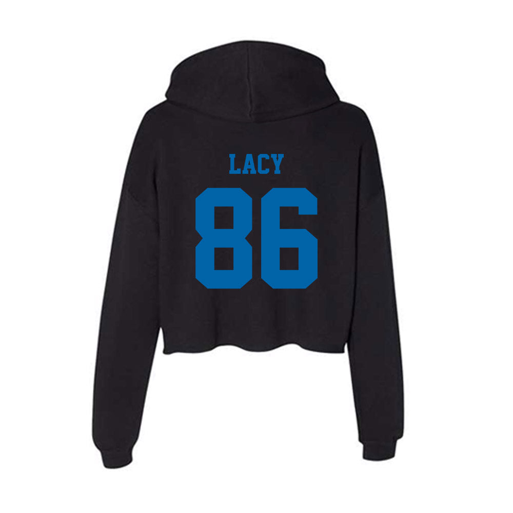 MTSU - NCAA Football : Cam Lacy - Women's Crop Fleece Hoodie-1