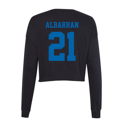 MTSU - NCAA Baseball : Abel Albarran - Women's Cropped Crew Fleece-1
