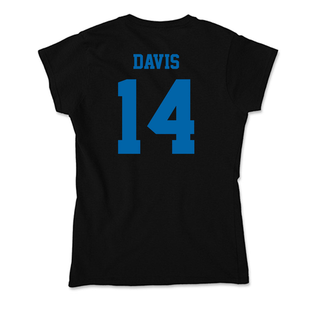 MTSU - NCAA Women's Basketball : Savannah Davis - Soft Style Women’s T-Shirt-1