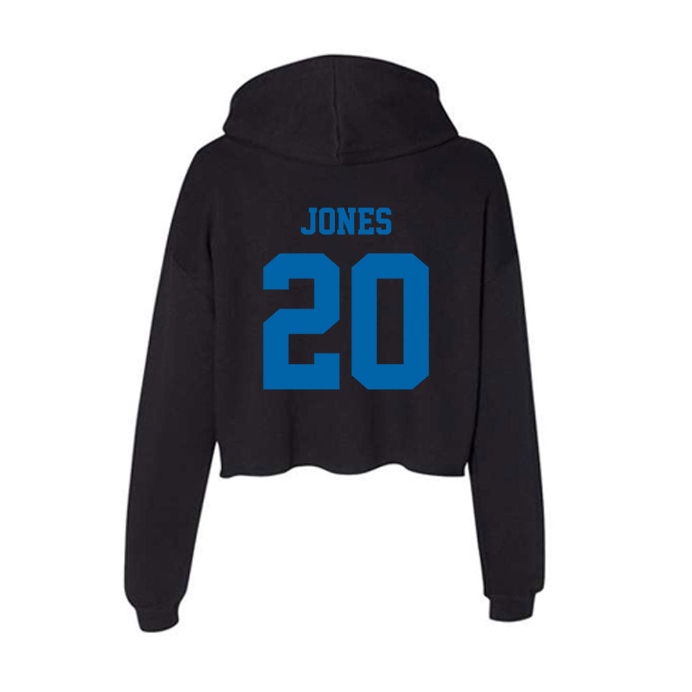 MTSU - NCAA Softball : Lani Jones - Women's Crop Fleece Hoodie-1