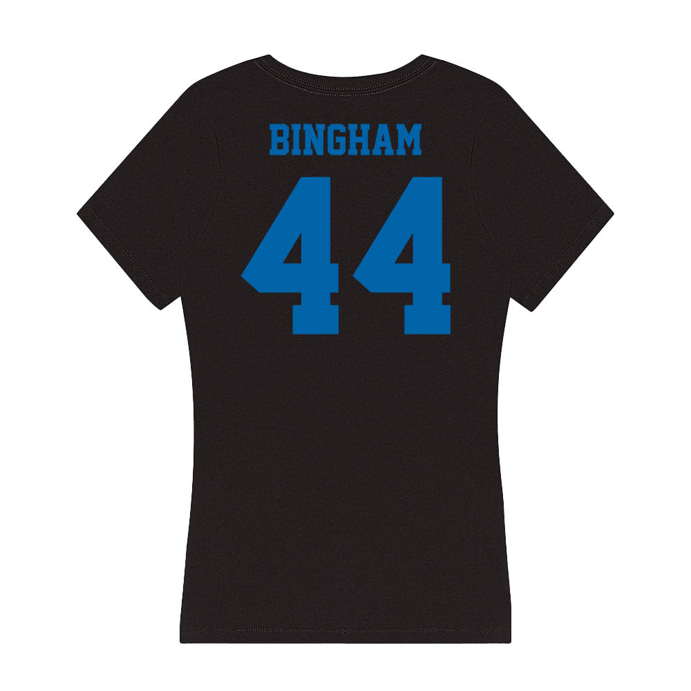 MTSU - NCAA Baseball : Logan Bingham - Women's V-Neck T-Shirt-1