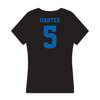 MTSU - NCAA Softball : Macie Harter - Women's V-Neck T-Shirt-1