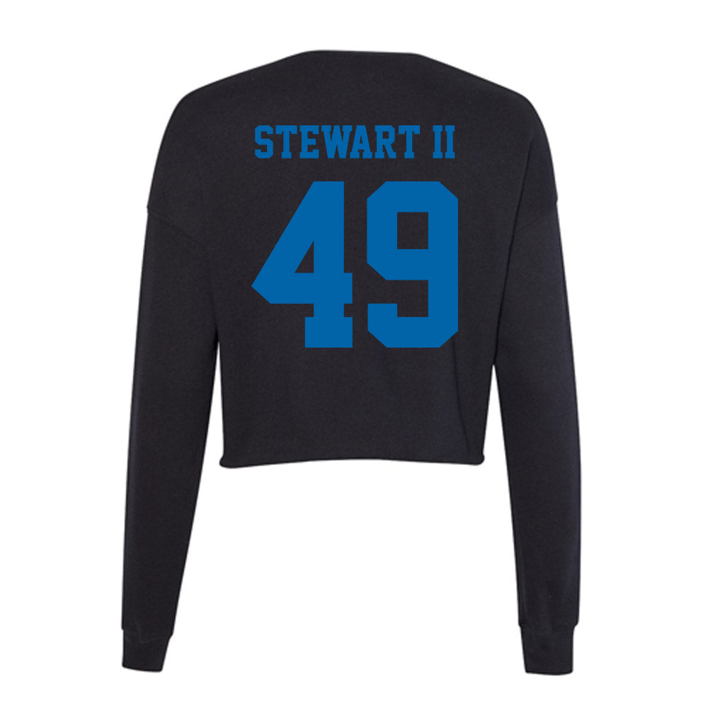 MTSU - NCAA Football : James Stewart II - Women's Cropped Crew Fleece-1