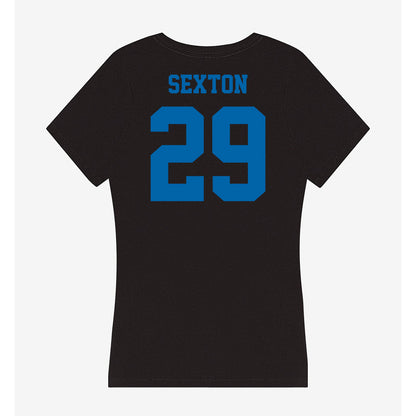 MTSU - NCAA Baseball : Landon Sexton - Women's V-Neck T-Shirt-1