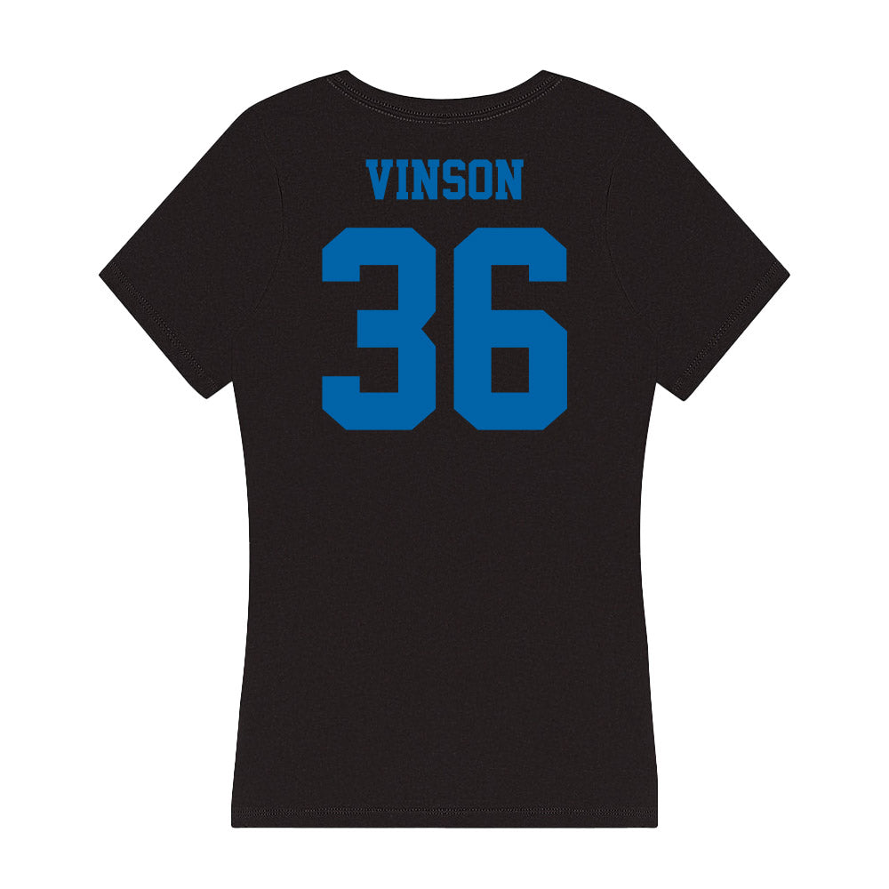 MTSU - NCAA Baseball : Cale Vinson - Women's V-Neck T-Shirt-1