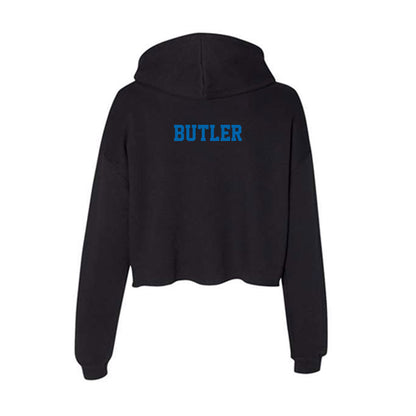 MTSU - NCAA Men's Track & Field : DeVaun Butler - Women's Crop Fleece Hoodie-1