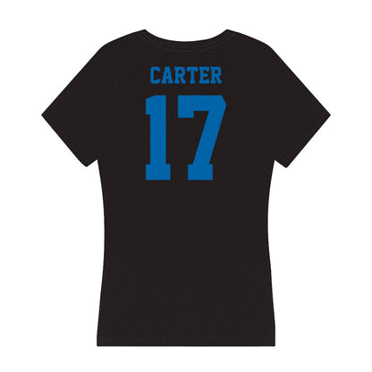 MTSU - NCAA Football : Gamarion Carter - Women's V-Neck T-Shirt-1