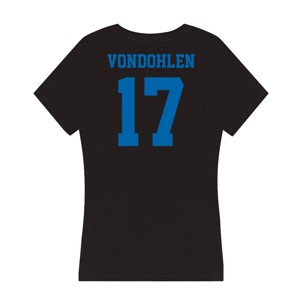 MTSU - NCAA Baseball : Brett Vondohlen - Women's V-Neck T-Shirt-1