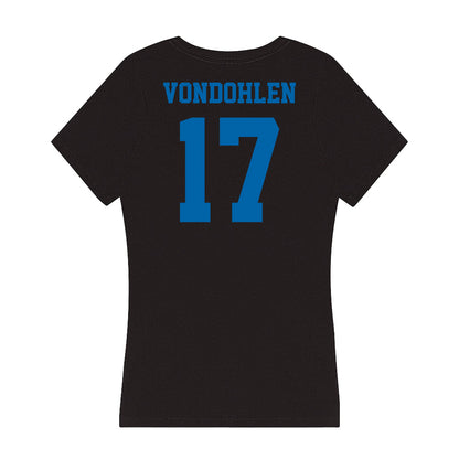 MTSU - NCAA Baseball : Brett Vondohlen - Women's V-Neck T-Shirt-1