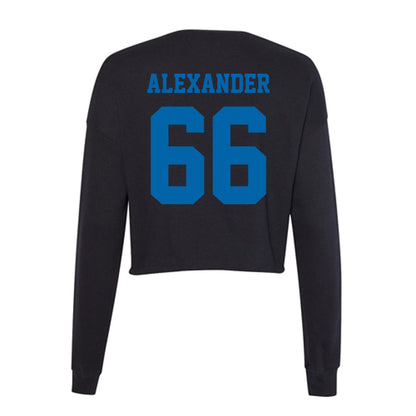 MTSU - NCAA Football : Aaren Alexander - Women's Cropped Crew Fleece-1