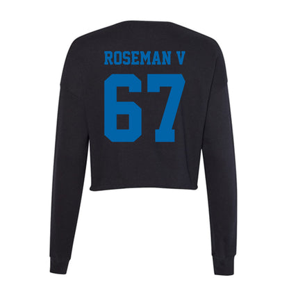 MTSU - NCAA Football : Archie Roseman V - Women's Cropped Crew Fleece-1