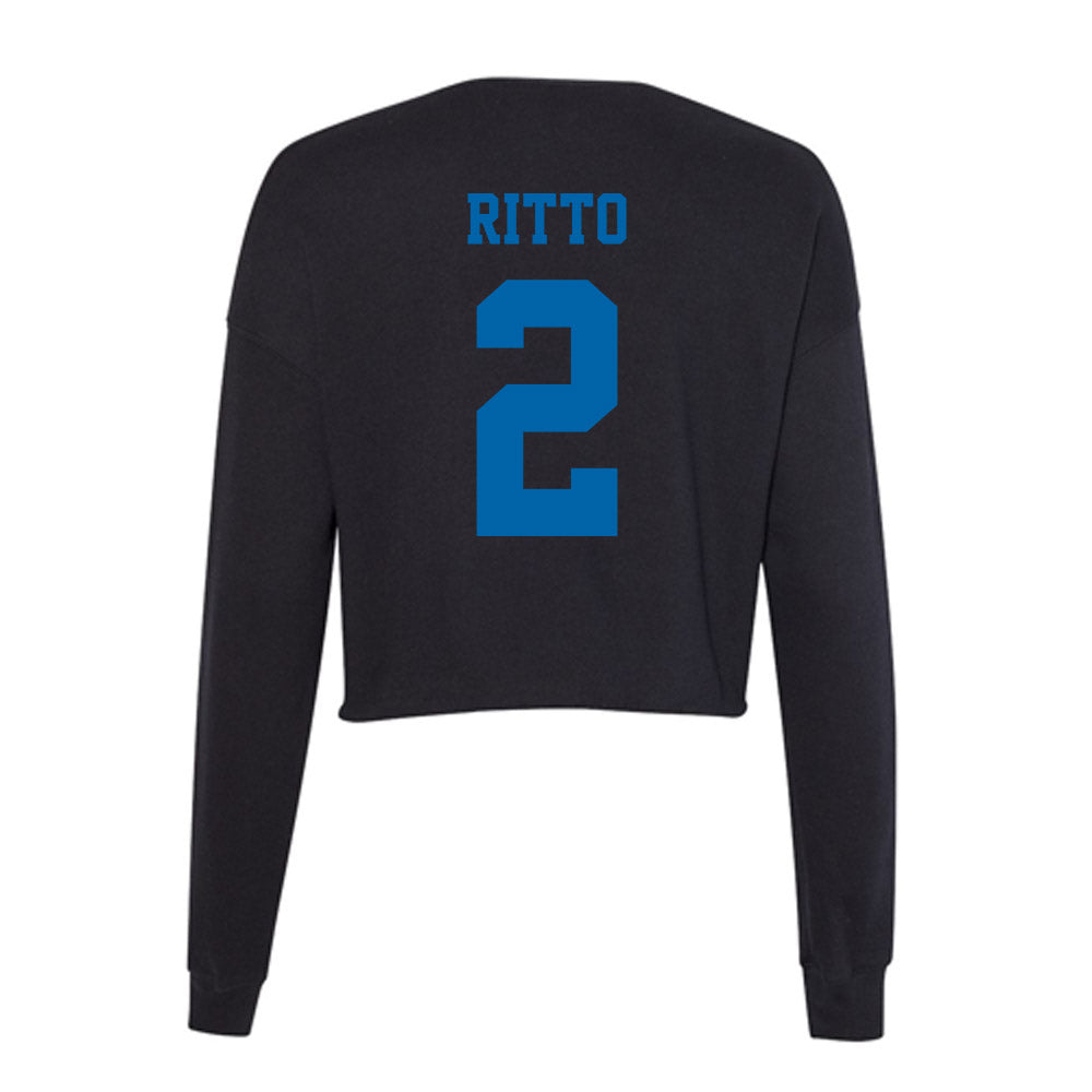 MTSU - NCAA Softball : Sabria Ritto - Women's Cropped Crew Fleece-1