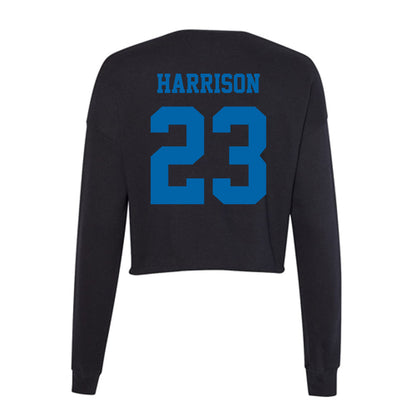 MTSU - NCAA Women's Basketball : Jada Harrison - Women's Cropped Crew Fleece-1