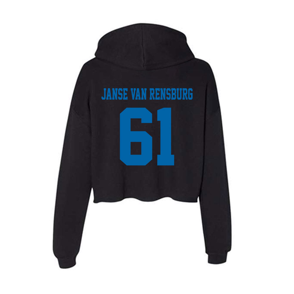 MTSU - NCAA Football : Otto Janse Van Rensburg - Women's Crop Fleece Hoodie-1