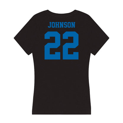 MTSU - NCAA Football : Chris Johnson - Women's V-Neck T-Shirt-1