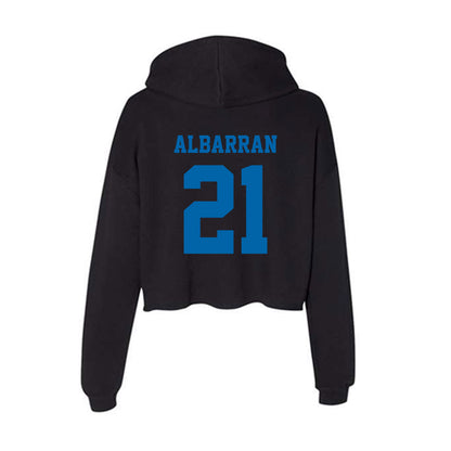 MTSU - NCAA Baseball : Abel Albarran - Women's Crop Fleece Hoodie-1
