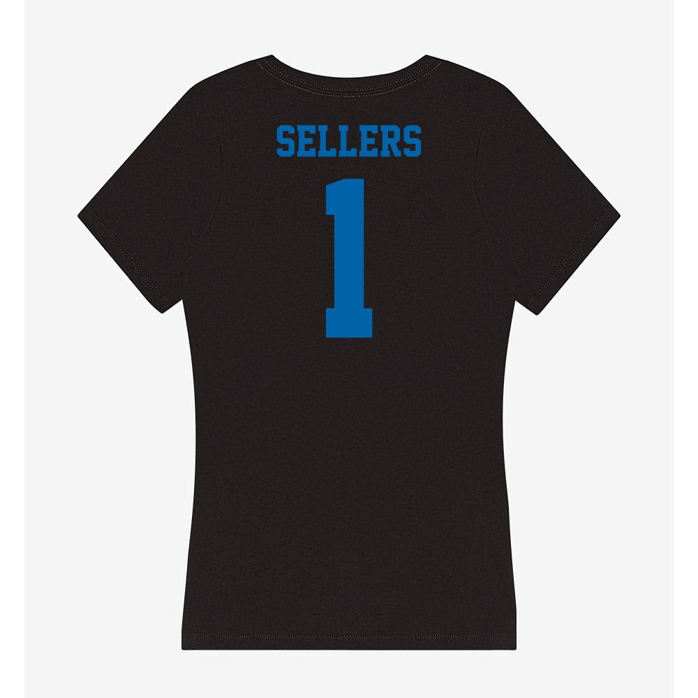 MTSU - NCAA Women's Soccer : Ella Sellers - Women's V-Neck T-Shirt-1
