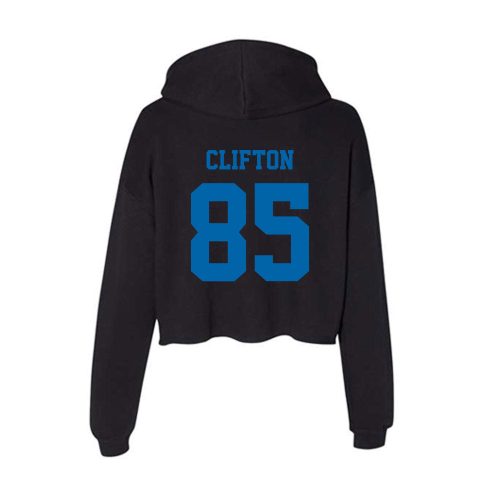 MTSU - NCAA Football : Neo Clifton - Women's Crop Fleece Hoodie-1