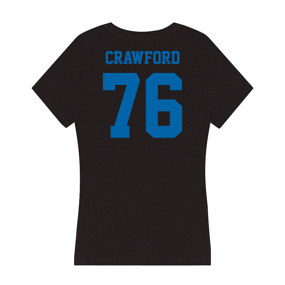 MTSU - NCAA Football : Shamar Crawford - Women's V-Neck T-Shirt-1