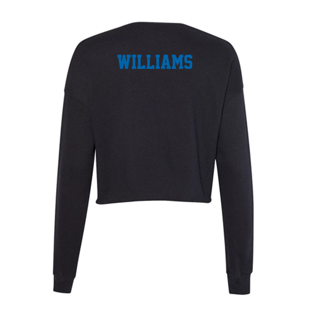 MTSU - NCAA Women's Track & Field : Laila Williams - Women's Cropped Crew Fleece-1