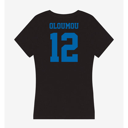 MTSU - NCAA Men's Basketball : Brandon Oloumou - Women's V-Neck T-Shirt-1