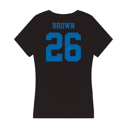 MTSU - NCAA Women's Soccer : Emma Brown - Women's V-Neck T-Shirt-1