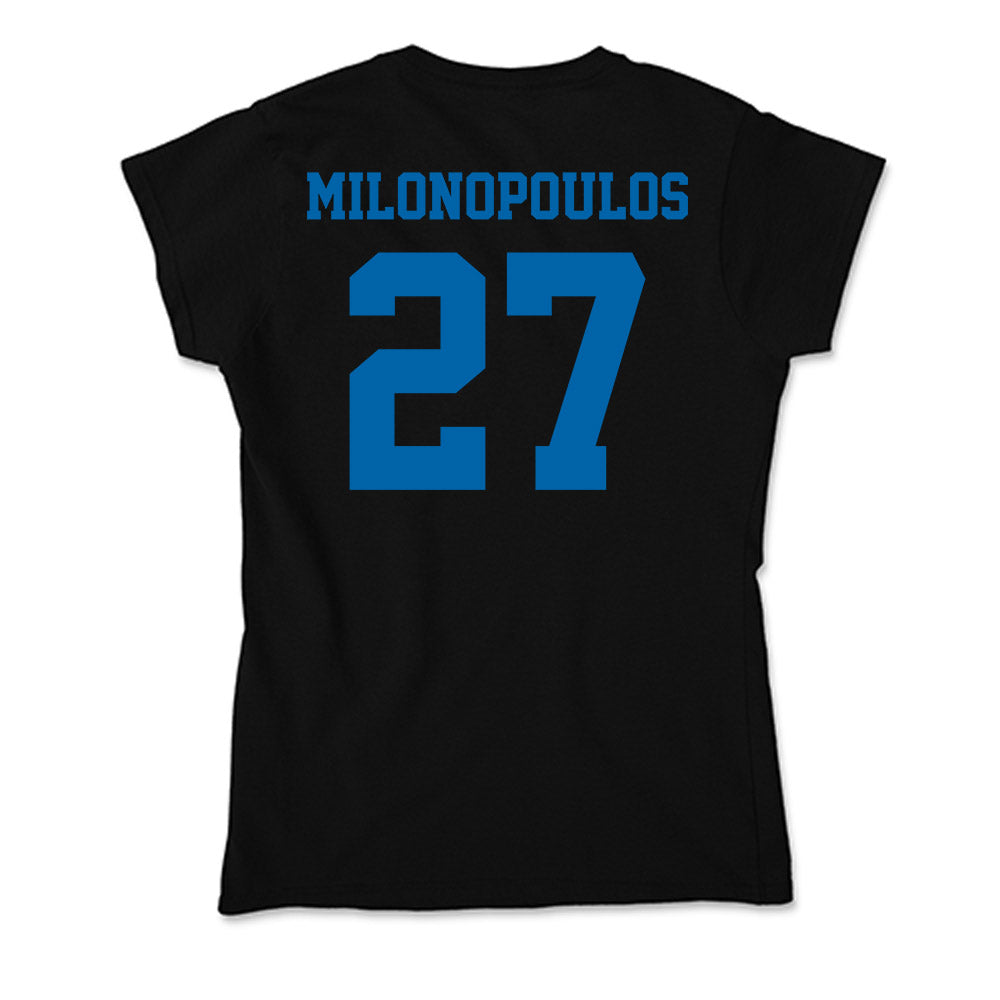 MTSU - NCAA Softball : Zoe Milonopoulos - Soft Style Women’s T-Shirt-1