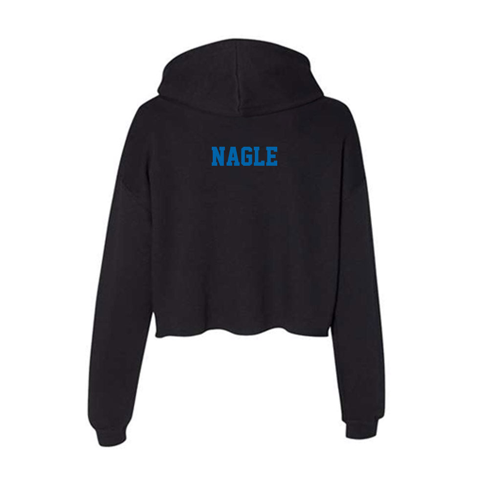 MTSU - NCAA Men's Track & Field : Brendan Nagle - Women's Crop Fleece Hoodie-1