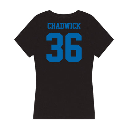 MTSU - NCAA Football : Justus Chadwick - Women's V-Neck T-Shirt-1