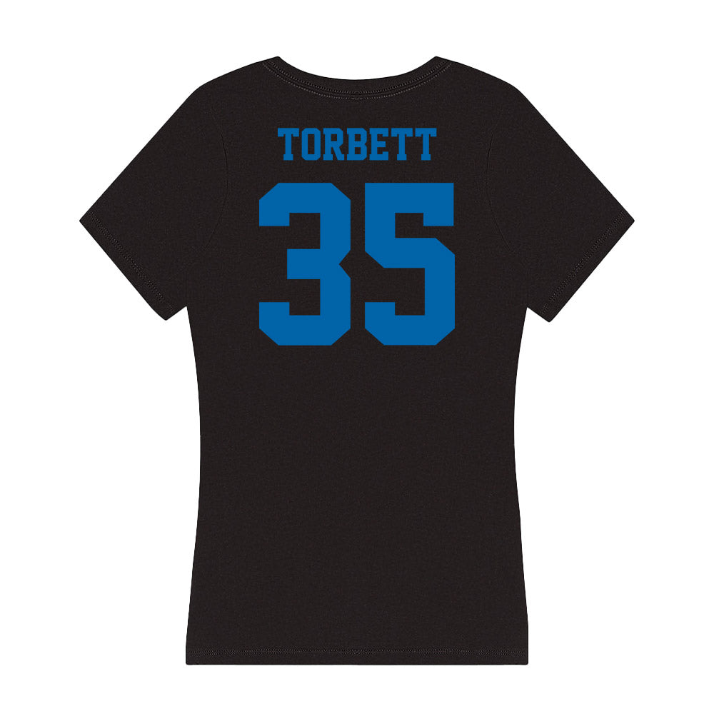 MTSU - NCAA Baseball : Cole Torbett - Women's V-Neck T-Shirt-1