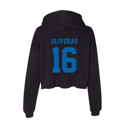 MTSU - NCAA Women's Soccer : Jessica Oliveras - Women's Crop Fleece Hoodie-1