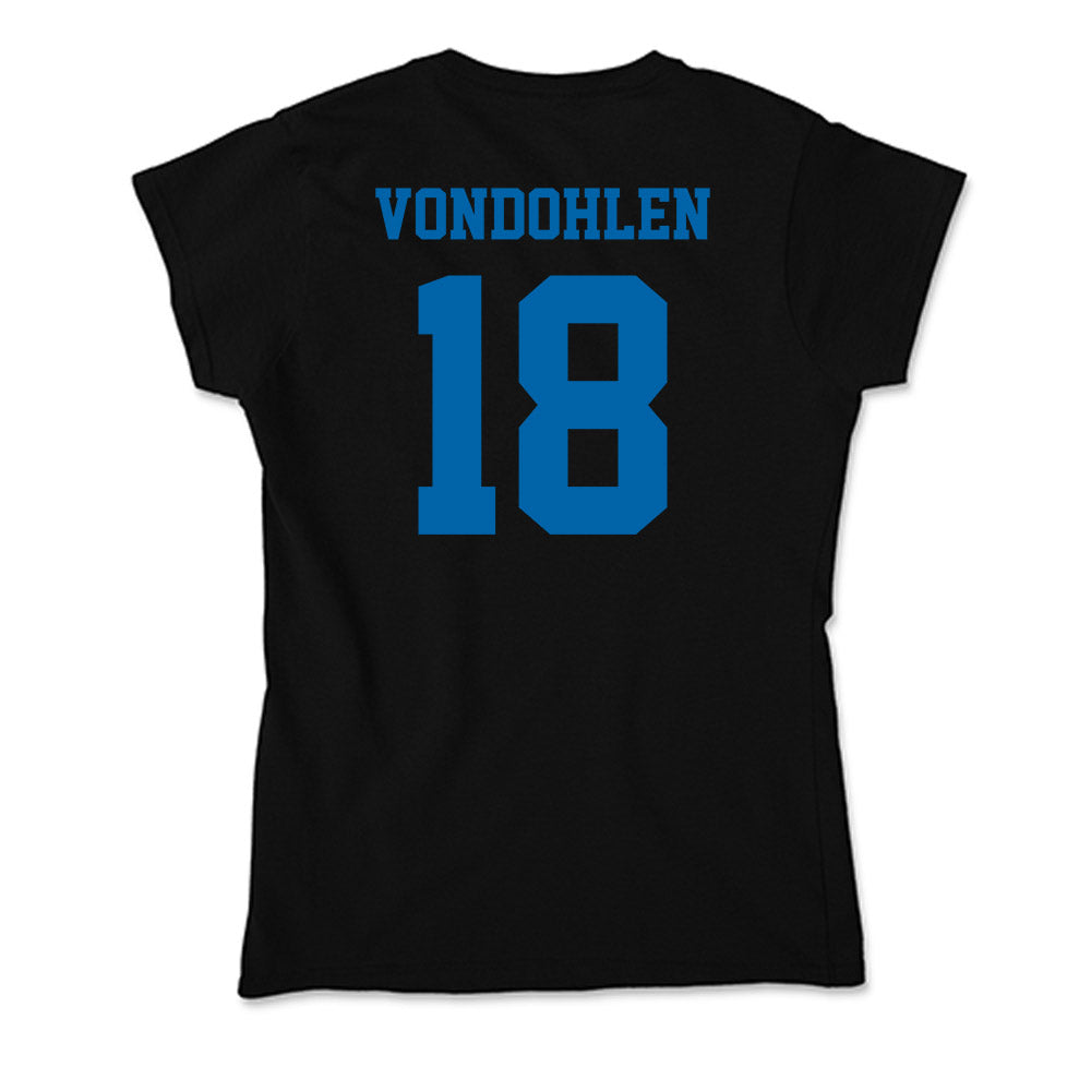 MTSU - NCAA Baseball : Brett Vondohlen - Soft Style Women’s T-Shirt-1