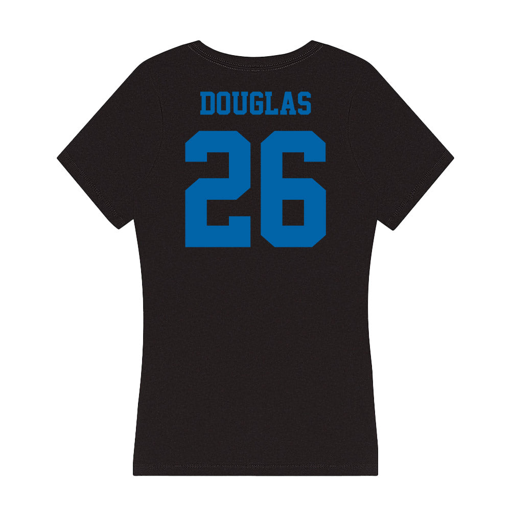 MTSU - NCAA Football : Jared Douglas - Women's V-Neck T-Shirt-1