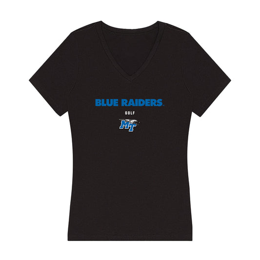 MTSU - NCAA Women's Golf : Abbie Lee - Women's V-Neck T-Shirt-0