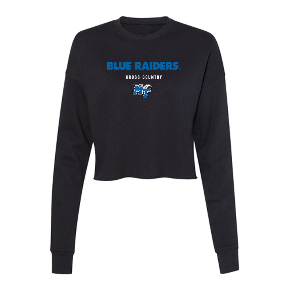 MTSU - NCAA Women's Cross Country : Lauren Cole - Women's Cropped Crew Fleece-0