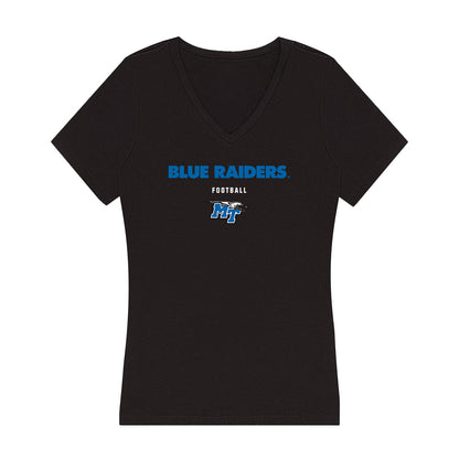 MTSU - NCAA Football : Joseph Habinowski - Women's V-Neck T-Shirt-0
